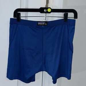 Duke Royal Blue men’s Patagonia Capilene poly hiking trail shorts L Large